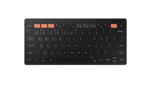 A Smart Keyboard Trio 500 displayed on screen with pricing details to shop now.