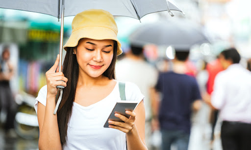画面を開くだけ、検索するだけ！ Android スマホで現在地の天気がすぐに分かる