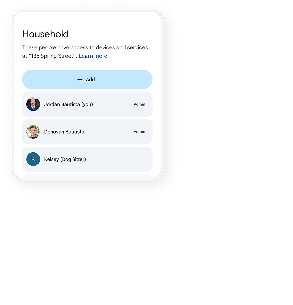 Image of Gemini answering questions within the Google Home app
